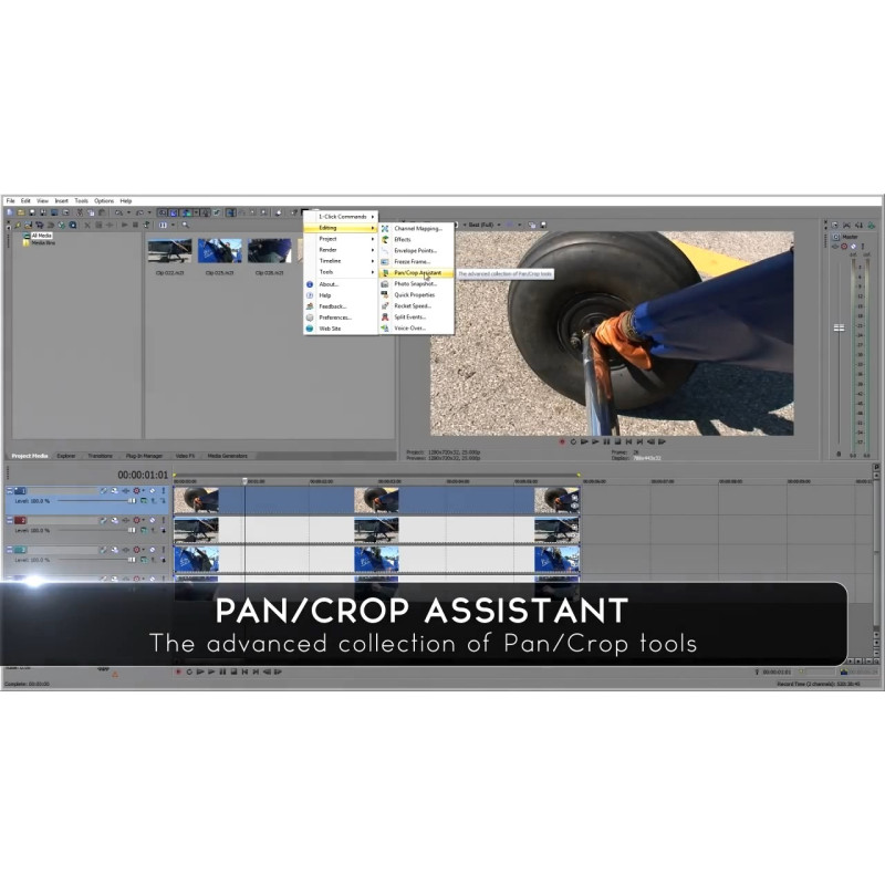 پلاگین Vegasaur برای افزایش کارایی نرم افزار MAGIX Vegas