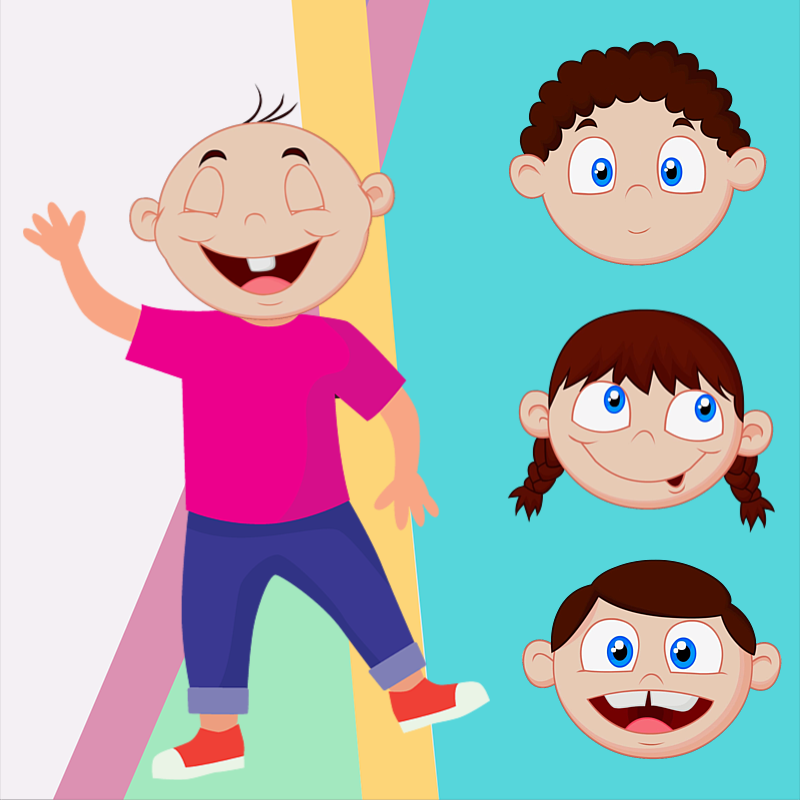 2D Kids Emoticons