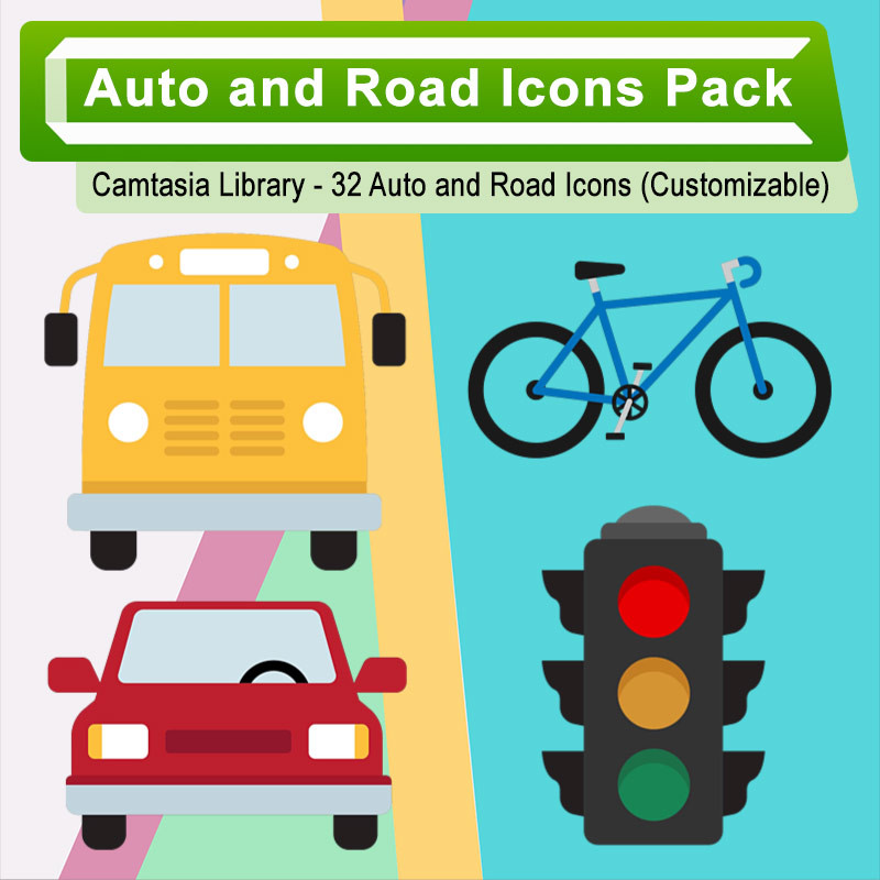Auto and Road Icons Pack