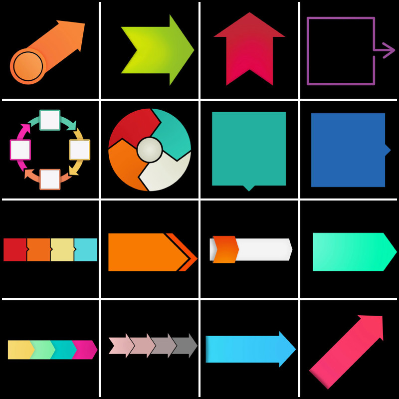 Arrow Infographics Pack
