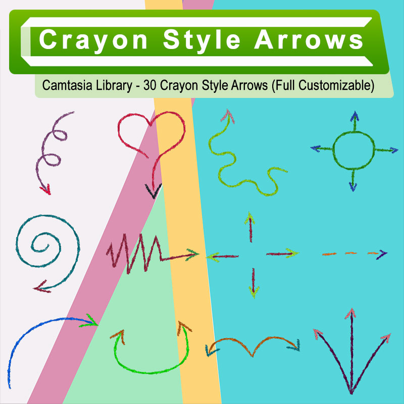 Crayon Style Arrows