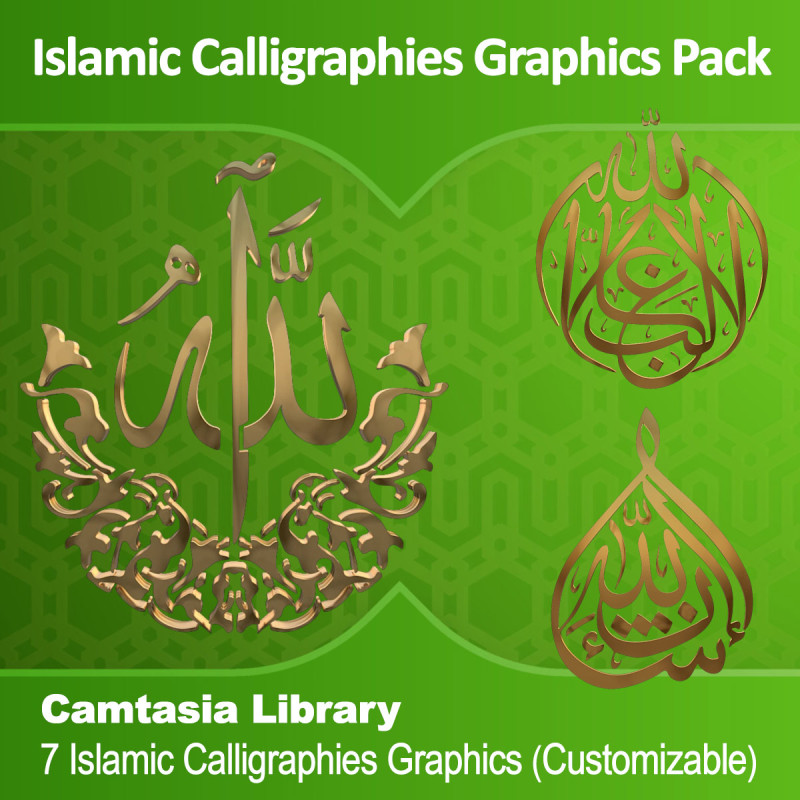 Islamic Calligraphies Graphics Pack