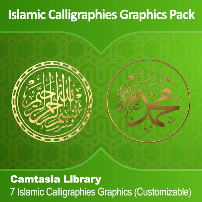 Islamic Calligraphies Graphics Pack