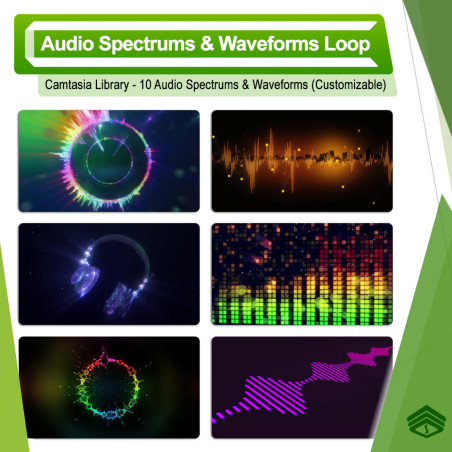 Audio Spectrums & Waveforms Loop