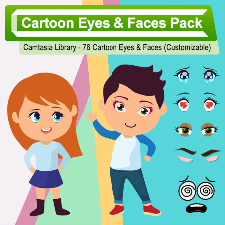 Cartoon Eyes & Faces Pack