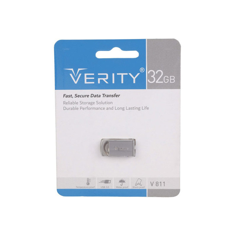 فلش مموری فلزی وریتی مدل V811 ظرفیت 32 گیگابایت