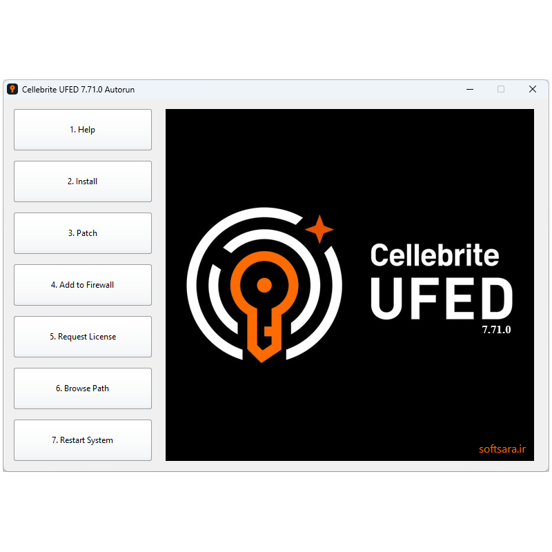 نرم افزار Cellebrite UFED نسخه 7.71.0.1858